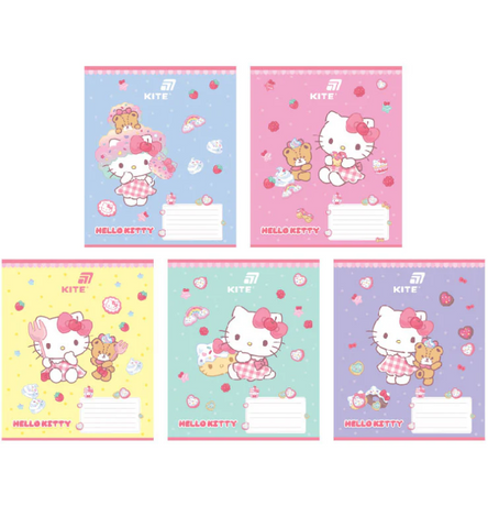 Зошит шкільний в лінію 12 аркушів Kite Hello Kitty Хелоу Кіті HK26-234 фото