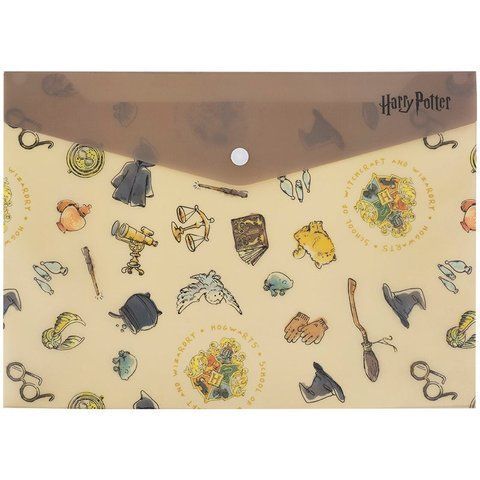 Папка-конверт на кнопці для документів Kite Harry Potter Гарі Потер HP25-244-1 фото
