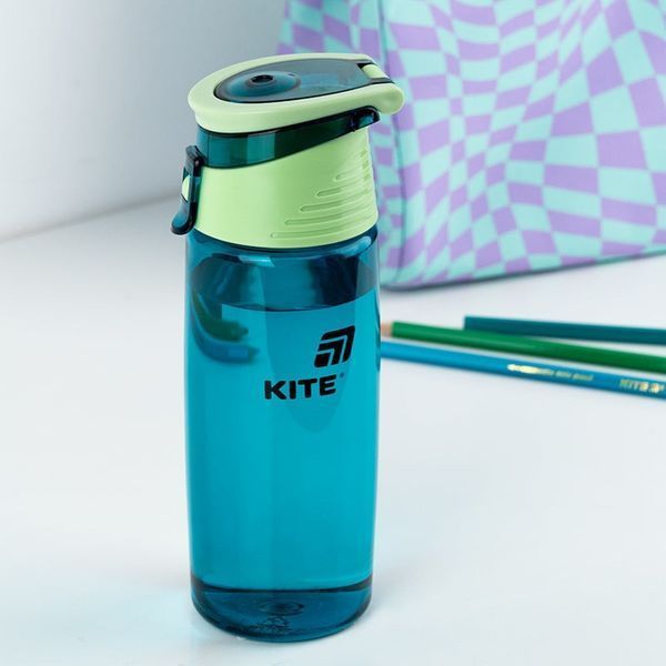 Пляшка для води Kite, 550 мл смарагдова K25-401-2 фото Пляшка для води Kite, 550 мл смарагдова K25-401-2 фото