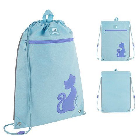 Сумка для змінного взуття Kite Catsline блакитний K25-600M-5 фото