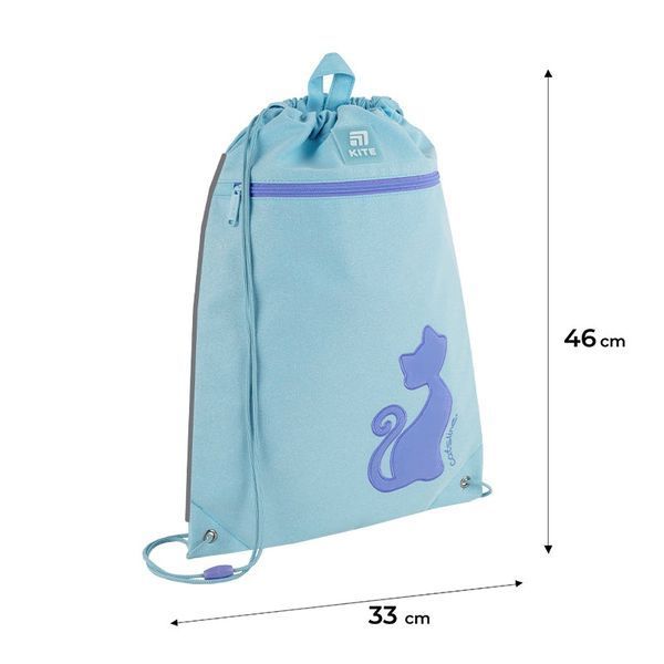 Сумка для змінного взуття Kite Catsline блакитний K25-600M-5 фото