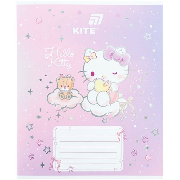 Зошит шкільний в косу лінію 12 аркушів Kite Hello Kitty Хелоу Кітті HK26-235-1 фото