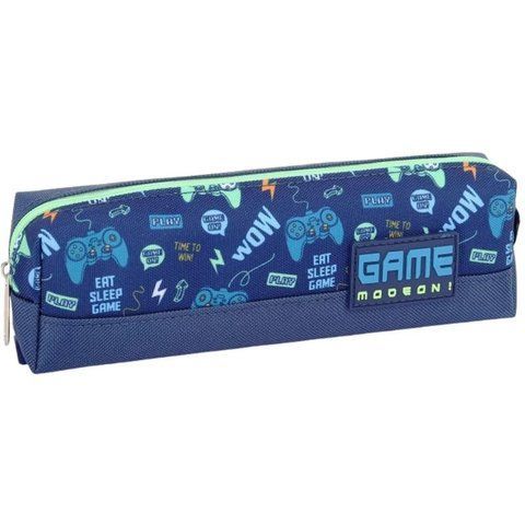 Пенал-косметичка на блискавці, для хлопчиків, Bourgeois Game синій KJ3996 фото