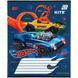 Зошит шкільний в косу лінію 12 аркушів Kite Hot Wheels HW26-235 фото 3