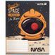 Зошит шкільний в клітинку 12 аркушів Kite Harry NASA NS25-232 фото 4