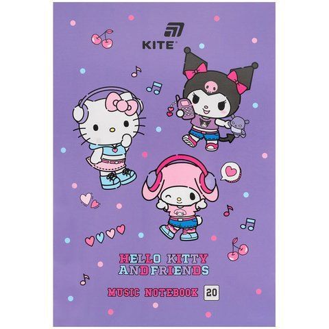 Зошит для нот 20 аркушів Kite Hello Kitty А4  HK26-404 фото