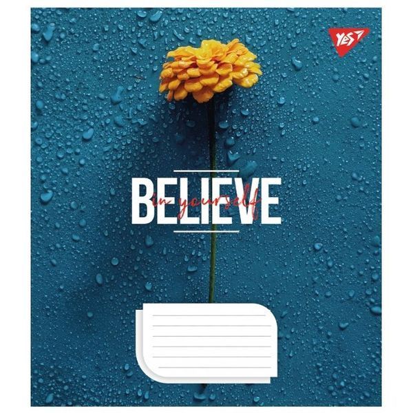 Зошит шкільний в лінію 48 аркушів Yes, Believe in yourself 767123 фото