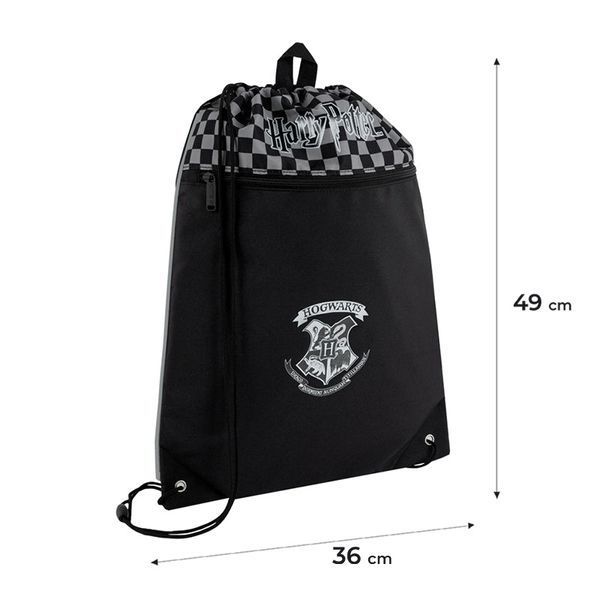 Сумка для змінного взуття Kite College Harry Potter чорна HP25-601L фото