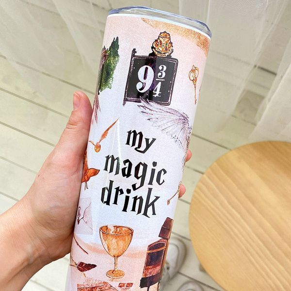 Термочашка з принтом Presentville My magic drink, 650 мл TER_24A074 фото