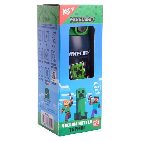 Термос для напоїв YES Minecraft Майнкрафт 420 мл 708373 фото