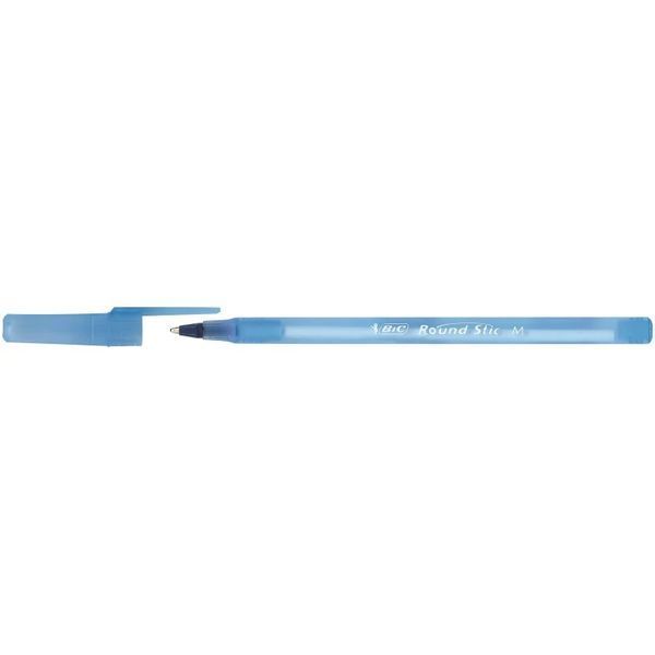 Ручка масляна BIC Round Stic синя 921403 фото