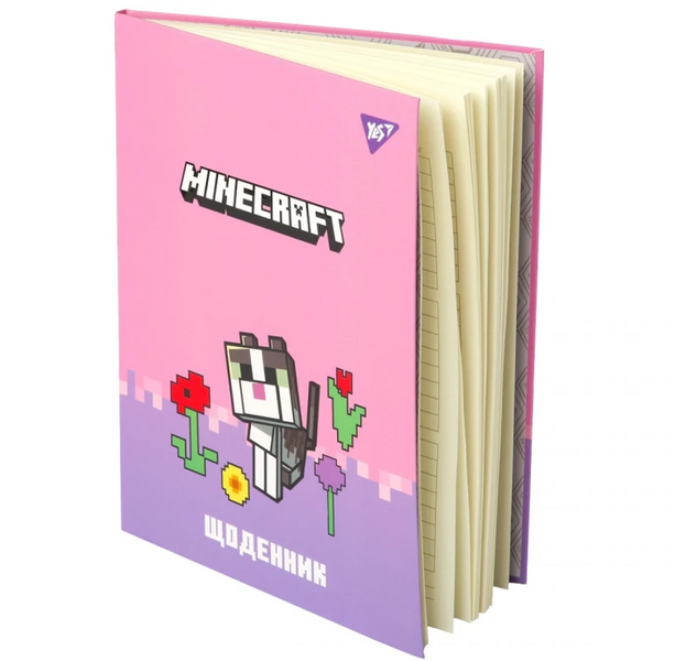 Шкільний щоденник, інтегральна обкладинка Yes Minecraft Spring 911659 фото