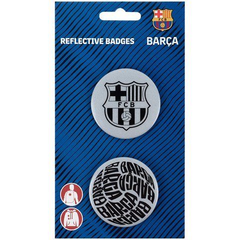 Значки світловідбиваючі Kite FC Barcelona, 2 шт BC25-107 фото