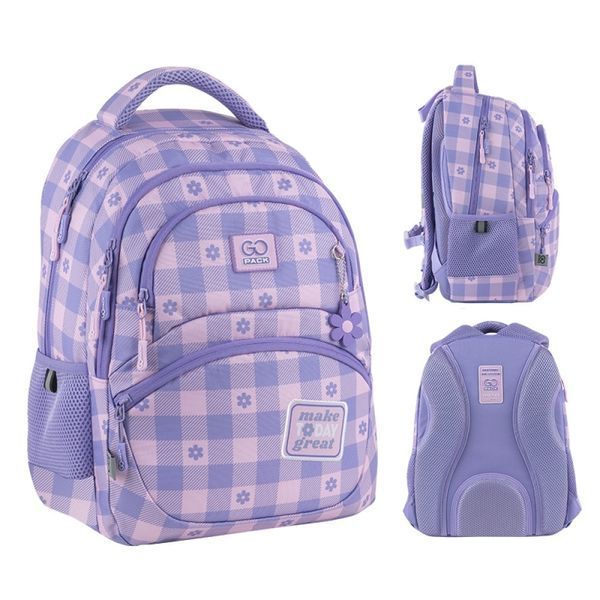 Рюкзак з ортопедичною спинкою для дівчинки, GoPack Education Heart GO25-175M-4 фото
