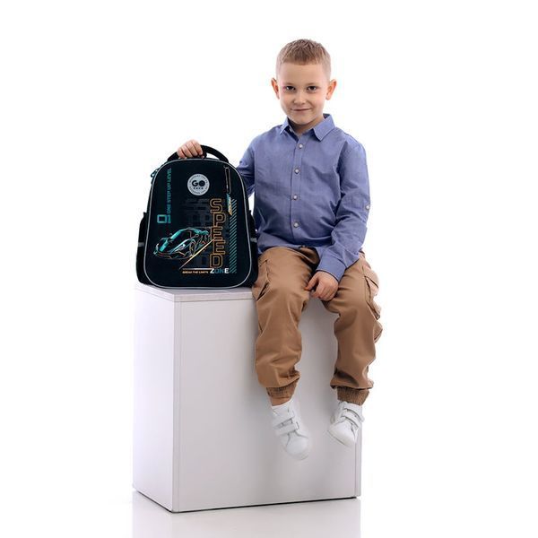 Шкільний рюкзак для хлопчика, з анатомічною спинкою, GoPack Education Speed Zone GO26-165S-5 фото