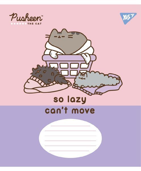 Зошит шкільний в клітинку 18 аркушів Yes, Pusheen The Cat 767615 фото Зошит шкільний в клітинку 18 аркушів Yes, Pusheen The Cat 767615 фото