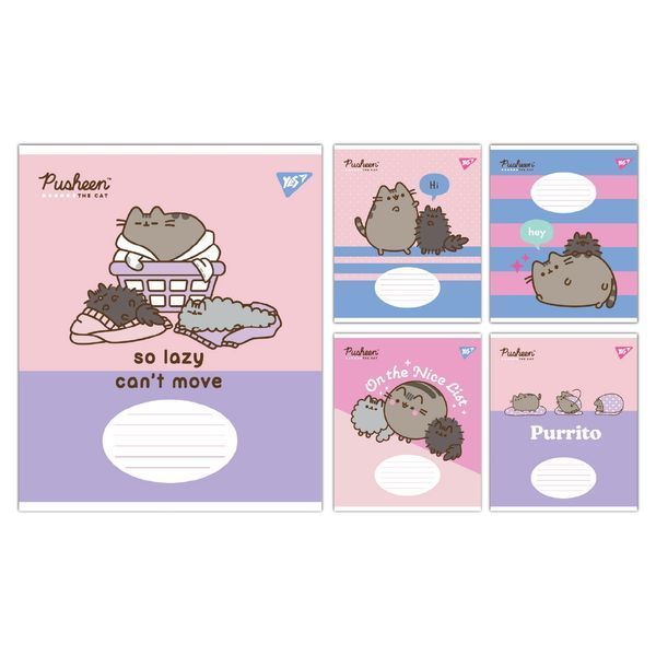 Зошит шкільний в клітинку 18 аркушів Yes, Pusheen The Cat 767615 фото Зошит шкільний в клітинку 18 аркушів Yes, Pusheen The Cat 767615 фото