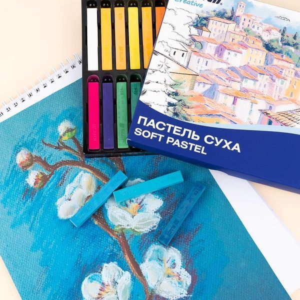Пастель суха Kite Creative 24 кольори K-201-24 фото