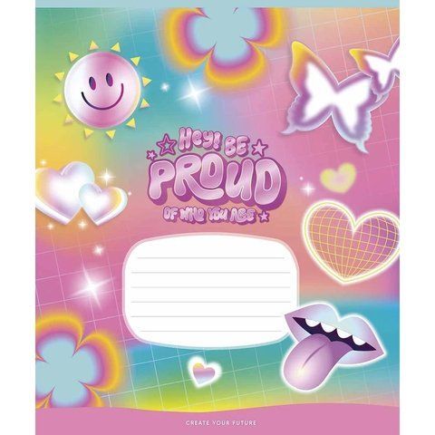 Зошит шкільний в клітинку 18 аркушів Star Cool stickers (5 видів) 018-3570K фото