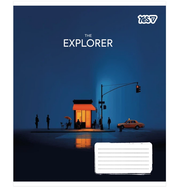Зошит шкільний в лінію 60 аркушів Yes, The explorer 769054 фото