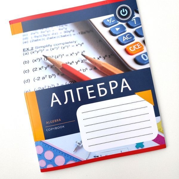 Зошит шкільний в клітинку 48 аркушів Лідер, Шкільні предмети 959059-15 фото
