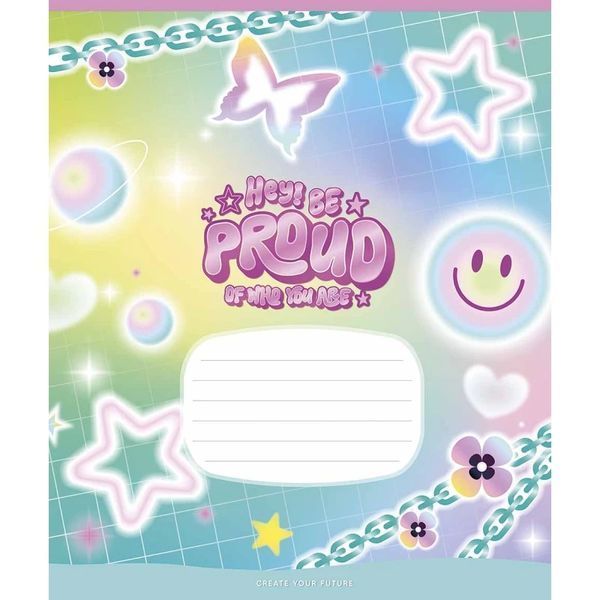 Зошит шкільний в клітинку 18 аркушів Star Cool stickers (5 видів) 018-3570K фото