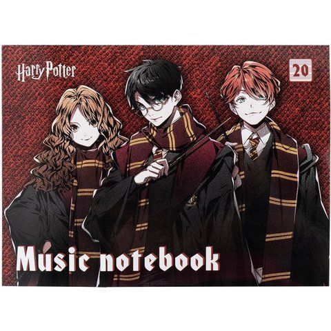 Зошит для нот 20 аркушів Kite Harry Potter А5 (Гарі Потер) HP25-405 фото