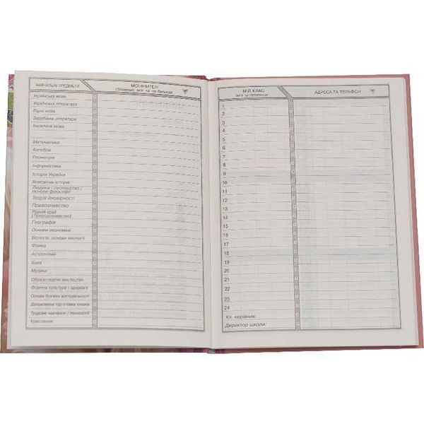 Шкільний щоденник, тверда обкладинка, міні Мандарин Песик 5004-25088 фото