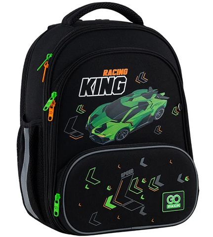 Шкільний рюкзак для хлопчика, з анатомічною спинкою, GoPack Education Rasing King GO25-597M-5 фото