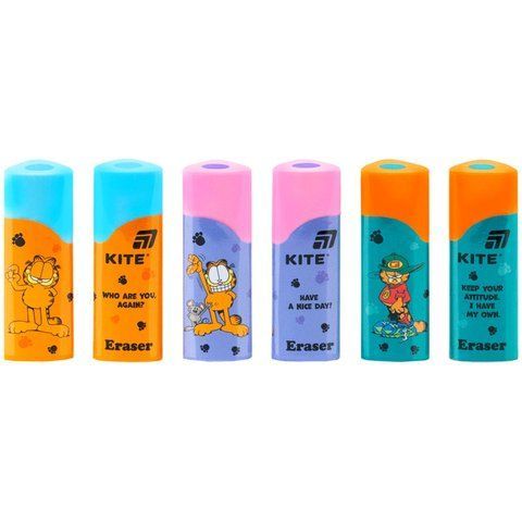 Гумка для олівців трикутна Kite Garfield GF26-1269 фото