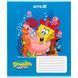 Зошит шкільний в косу лінію 12 аркушів Kite SpongeBob Губка Боб SB25-235 фото 4