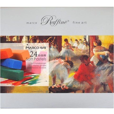 Пастель суха Marco Raffine Fine Art 24 кольори 7300-24СВ фото