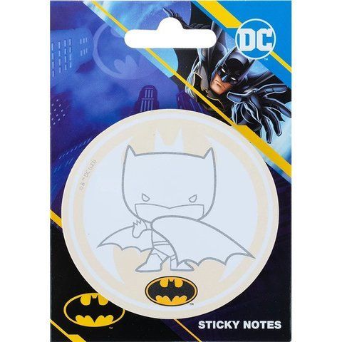 Папір для нотаток з клейким шаром Kite DC Comics 70х70 мм, 50 аркушів NR23-298-2 фото