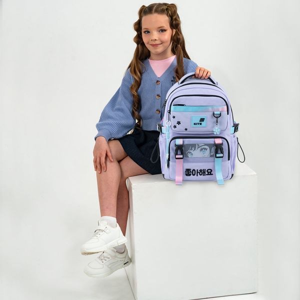 Шкільний рюкзак з ортопедичною спинкою для дівчинки Kite Education Sakura  K26-1022M-1 фото