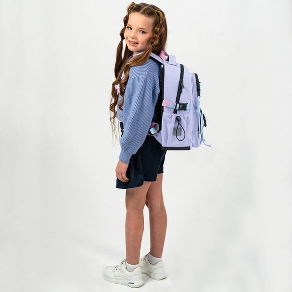 Шкільний рюкзак з ортопедичною спинкою для дівчинки Kite Education Sakura  K26-1022M-1 фото