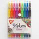 Набір гелевих ручок з блискітками, YES Glitter 9 штук 420431 фото 1