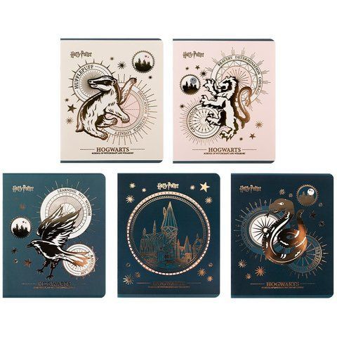 Зошит шкільний в клітинку 48 аркушів Kite Harry Potter Гаррі Потер фольга HP25-259 фото
