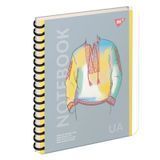 Зошит з розділювачем А5 клітинка 144 аркуші YES Notebook UA пластикова обкладинка 681951 фото