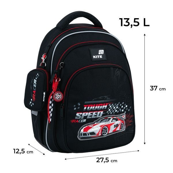 Шкільний рюкзак для хлопчика Kite Education Speed ​​Racer K26-763S-2 фото