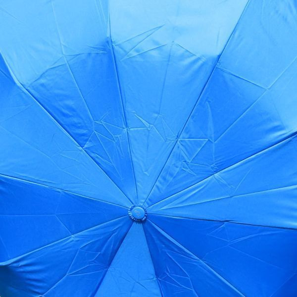 Складна парасолька напівавтомат з подвійною тканиною Top Rain, синя 136-2 фото