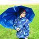 Складна парасолька напівавтомат з подвійною тканиною Top Rain, синя 136-2 фото 3