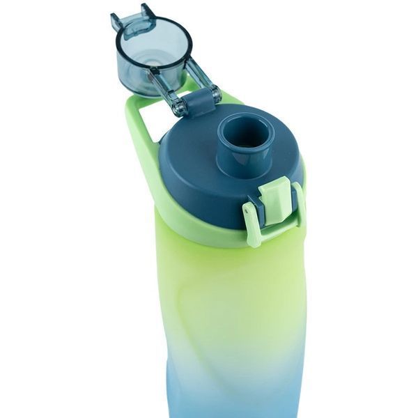 Пляшка для води Kite, 760 мл синьо-салатова K24-1200-3 фото