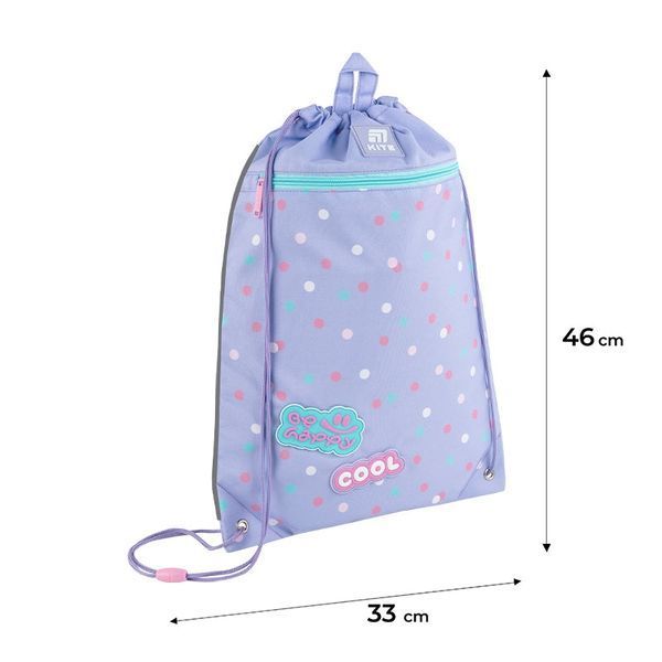 Сумка для змінного взуття Kite Cool бузковий K25-601M-21 фото Сумка для змінного взуття Kite Cool бузковий K25-601M-21 фото