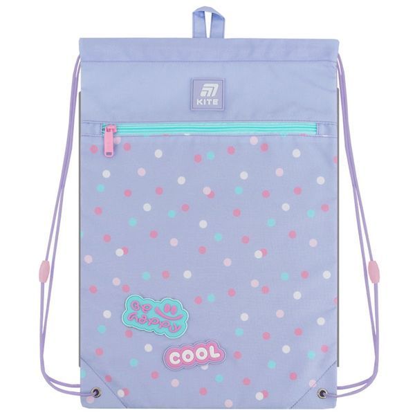 Сумка для змінного взуття Kite Cool бузковий K25-601M-21 фото Сумка для змінного взуття Kite Cool бузковий K25-601M-21 фото