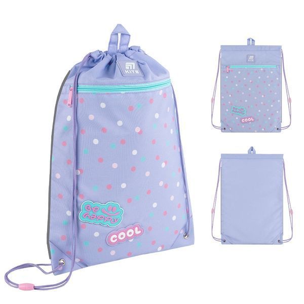 Сумка для змінного взуття Kite Cool бузковий K25-601M-21 фото Сумка для змінного взуття Kite Cool бузковий K25-601M-21 фото