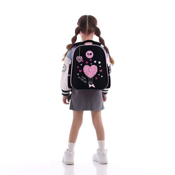 Шкільний рюкзак для дівчинки, з анатомічною спинкою, GoPack Education Heart GO26-165S-2 фото
