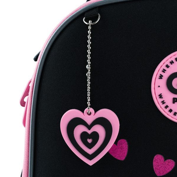 Шкільний рюкзак для дівчинки, з анатомічною спинкою, GoPack Education Heart GO26-165S-2 фото