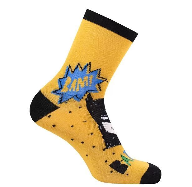 Дитячі демісезонні шкарпетки Duna Дюна 5408 2-4 роки (23-26) стопа 16-18 BATMAN 5408-18 фото