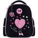 Шкільний рюкзак для дівчинки, з анатомічною спинкою, GoPack Education Heart GO26-165S-2 фото 1