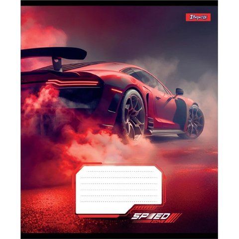 Зошит шкільний в клітинку 12 аркушів 1 Вересня, Speed (5 видів) 768018 фото